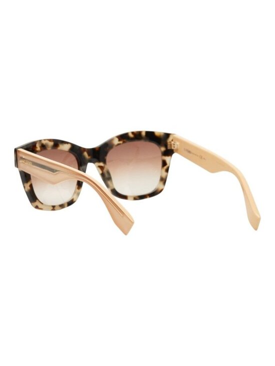 Fendi Cat Eye Gradient Sunglasses Beige Brown Acetate 1- Eyewear main image 7